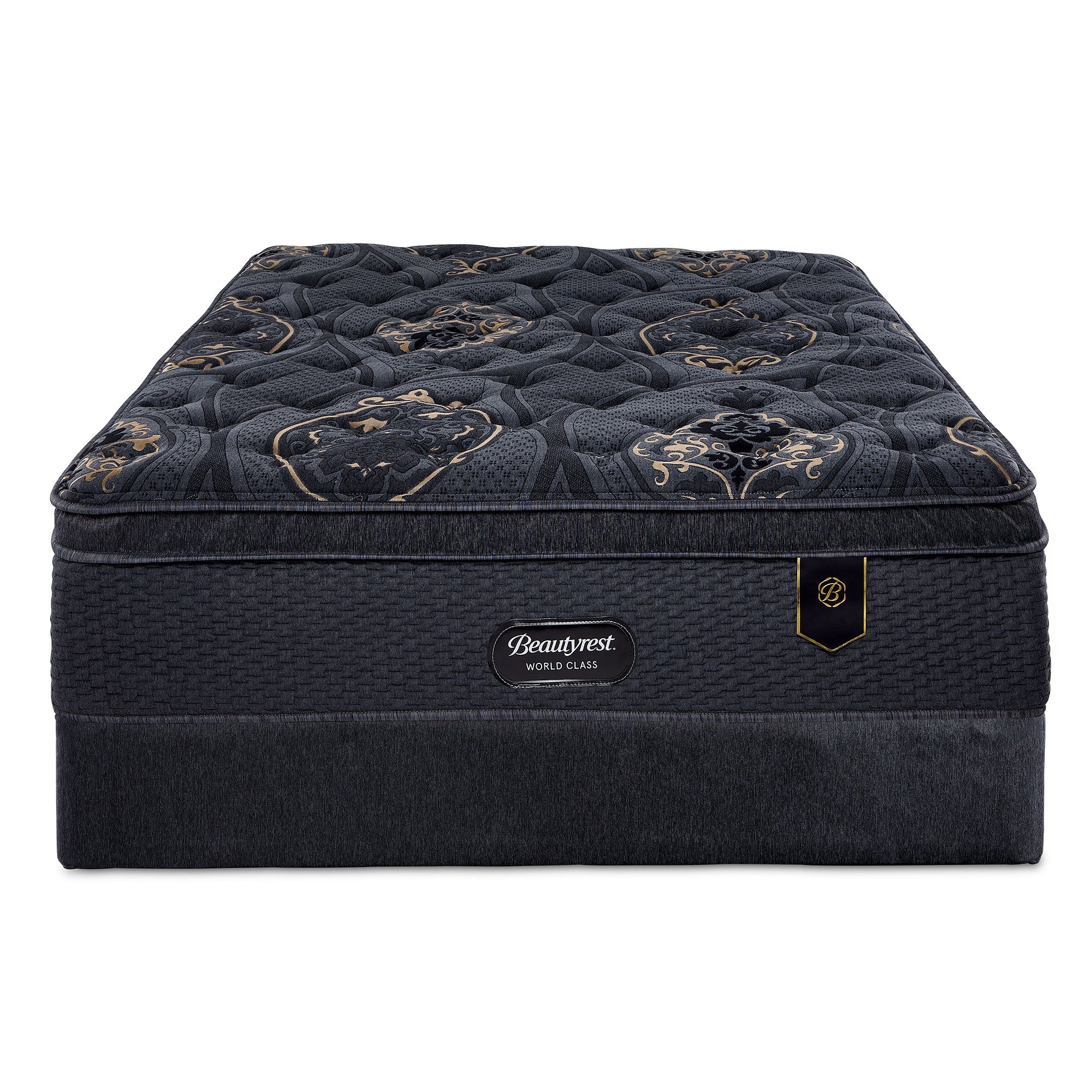 Beautyrest World Class Legacy Medium Twin XL Mattress and Boxspring Set