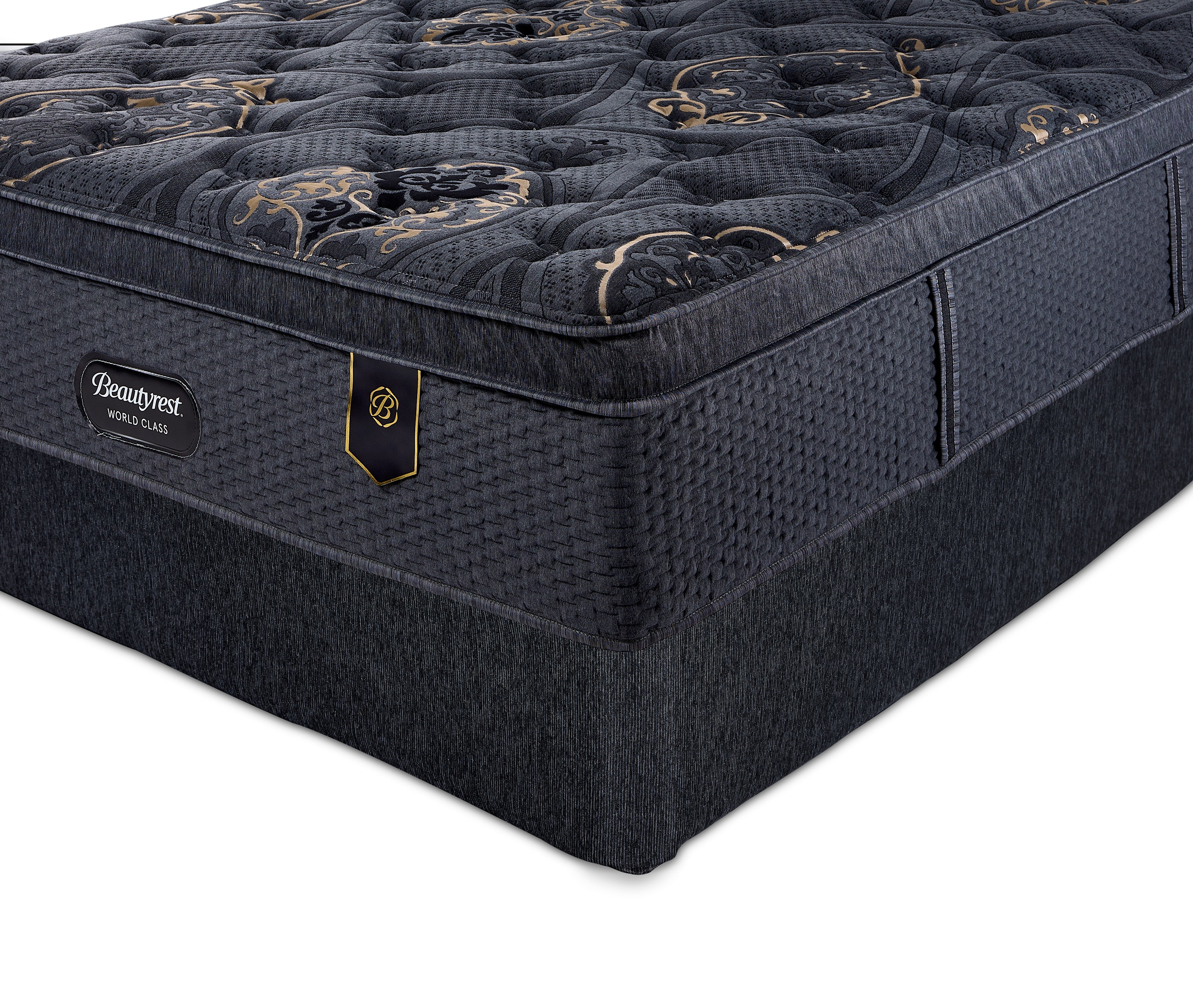 Beautyrest World Class Legacy Medium Twin XL Mattress and Boxspring Set