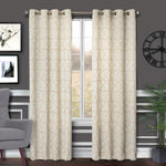Napier Drapery Panel (108 x 54) - Champagne White