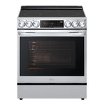 LG Stainless Steel 6.3 cu. ft. Smart Wi-Fi Enabled Induction Slide-in Range with ProBake® Convection and EasyClean® - LSIL6336F