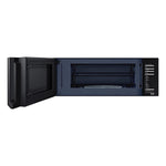 Samsung BESPOKE White Glass Over the Range Microwave (1.1 cu. ft) - ME11CB751012AC
