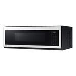Samsung BESPOKE White Glass Over the Range Microwave (1.1 cu. ft) - ME11CB751012AC