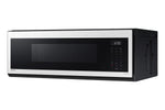 Samsung BESPOKE White Glass Over the Range Microwave (1.1 cu. ft) - ME11CB751012AC