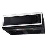 Samsung BESPOKE White Glass Over the Range Microwave (1.1 cu. ft) - ME11CB751012AC
