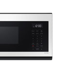 Samsung BESPOKE White Glass Over the Range Microwave (1.1 cu. ft) - ME11CB751012AC