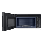 Samsung BESPOKE Matte Black Steel Over the Range Microwave with 400 CFM (2.1cu.ft.) - ME21DG6500MTAC