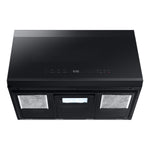 Samsung BESPOKE Matte Black Steel Over the Range Microwave with 400 CFM (2.1cu.ft.) - ME21DG6500MTAC