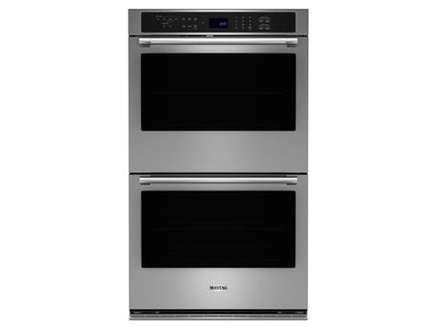 Maytag Fingerprint Resistant Stainless Steel Double Wall Oven (8.60 Cu Ft) - MOED6027LZ