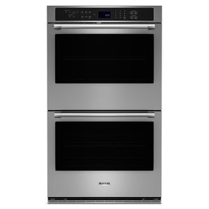 Maytag Fingerprint Resistant Stainless Steel Double Wall Oven (8.60 Cu Ft) - MOED6027LZ