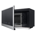 LG Smudge Resistant Stainless Steel Smart Wi-Fi Enabled Over-the-Range Microwave with ExtendaVent® 2.0 & EasyClean® (2.1 cu. ft.) - MVEL2137F