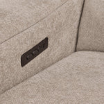 Madison 6-Piece Dual Power Reclining Sectional with Right-Facing Chaise - Beige