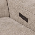 Madison 6-Piece Dual Power Reclining Sectional with Left-Facing Chaise - Beige