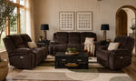 Maxwell Power Reclining Sofa - Brown