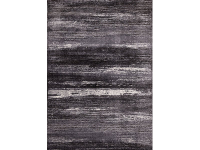 Shadow Drift 5'3" x 7'7" Variegarted Frieze Area Rug - Grey, Cream