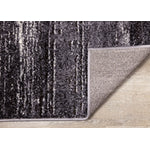 Shadow Drift 5'3" x 7'7" Variegarted Frieze Area Rug - Grey, Cream