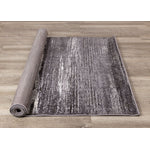 Shadow Drift 5'3" x 7'7" Variegarted Frieze Area Rug - Grey, Cream