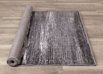 Shadow Drift 5'3" x 7'7" Variegarted Frieze Area Rug - Grey, Cream