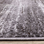 Shadow Drift 5'3" x 7'7" Variegarted Frieze Area Rug - Grey, Cream