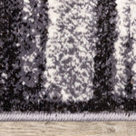 Shadow Drift 6'7" x 9'6" Variegarted Frieze Area Rug - Grey, Cream