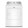 Maytag White Steam Electric Dryer (7.0 Cu. Ft.) with Pet Pro Option - YMED5605RW