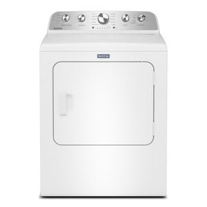 Maytag White Steam Electric Dryer (7.0 Cu. Ft.) with Pet Pro Option - YMED5605RW