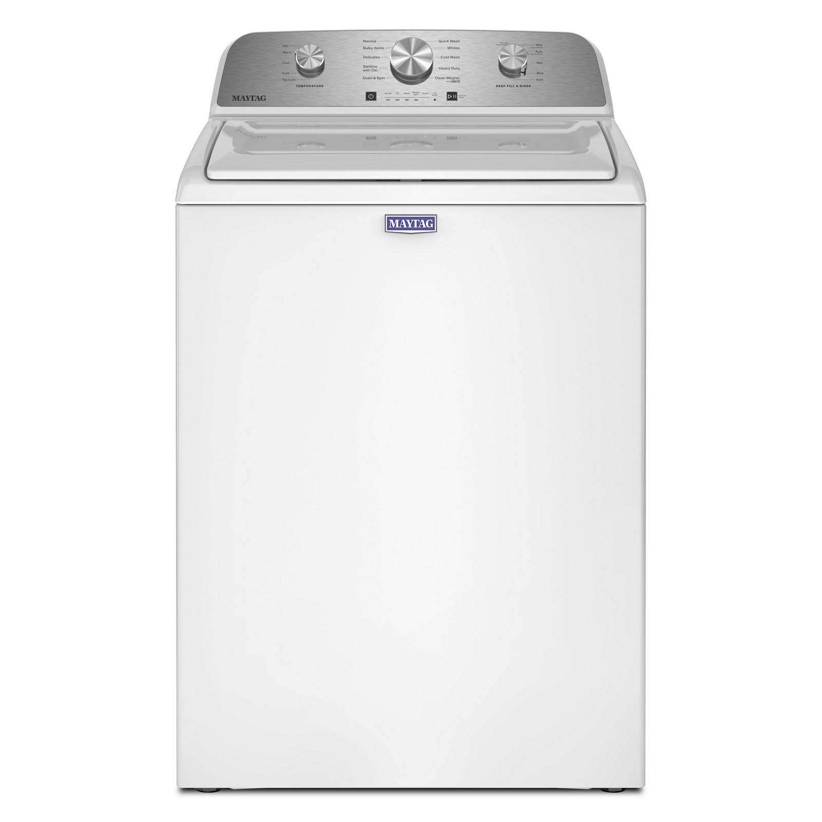Maytag White Top Load Washer (4.8 Cu. Ft. IEC) with Deep Fill Option - MTW4205SW