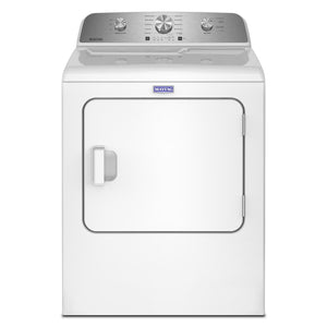 Maytag White Gas Dryer (7.0 Cu. Ft.) with Wrinkle Prevent Option - MGD4205SW