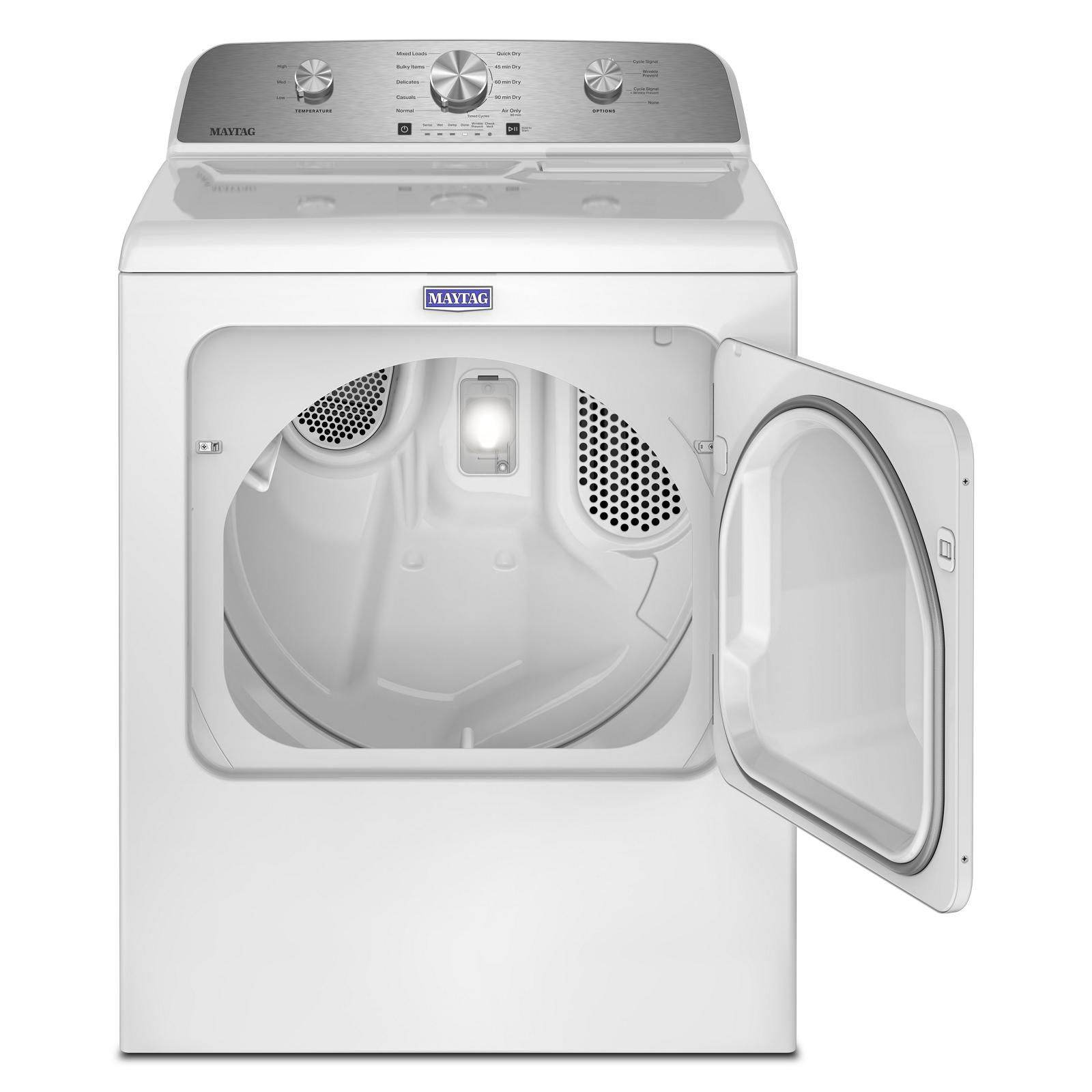 Maytag White Gas Dryer (7.0 Cu. Ft.) with Wrinkle Prevent Option - MGD4205SW