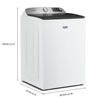 Maytag White Top-Load Washer with Pet Pro (6 cu.ft.) - MTW7205RW
