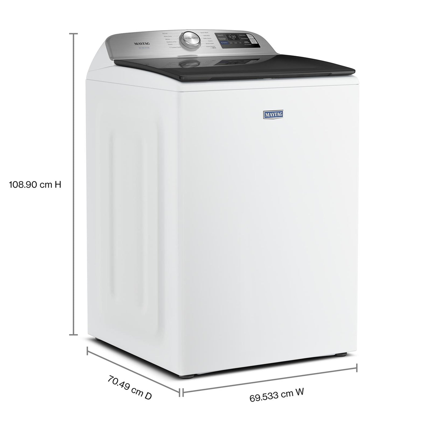 Maytag White Top-Load Washer with Pet Pro (6 cu.ft.) - MTW7205RW
