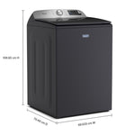 Maytag Midnight Steel Top-Load Washer with Pet Pro (6 cu.ft.) - MTW7205RF