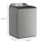 Maytag Silver Top-Load Washer with Pet Pro (6 cu.ft.) - MTW7205RR