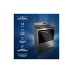 Maytag Silver Gas Dryer with Pet Pro (7.4 cu.ft.) - MGD7205RR--