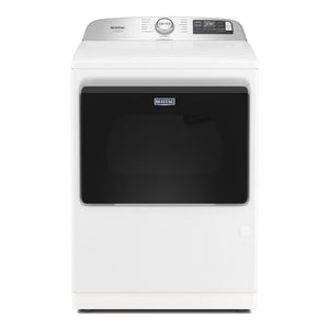 Maytag White Smart Electric Dryer (7.4 Cu. Ft.) with Pet Pro System - YMED7205RW