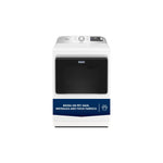 Maytag White Smart Electric Dryer (7.4 Cu. Ft.) with Pet Pro System - YMED7205RW--