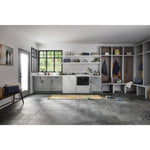 Maytag White Smart Electric Dryer (7.4 Cu. Ft.) with Pet Pro System - YMED7205RW