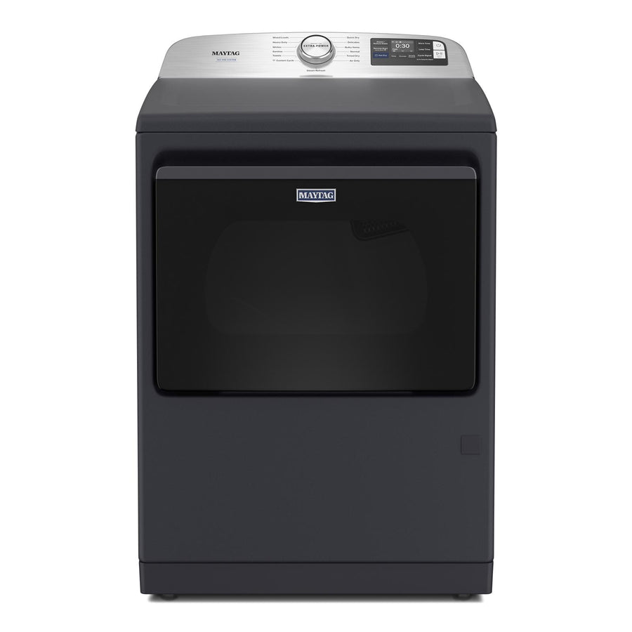 Maytag Midnight Steel Smart Steam Electric Dryer (7.4 Cu. Ft.) with Pet Pro System - YMED7205RF