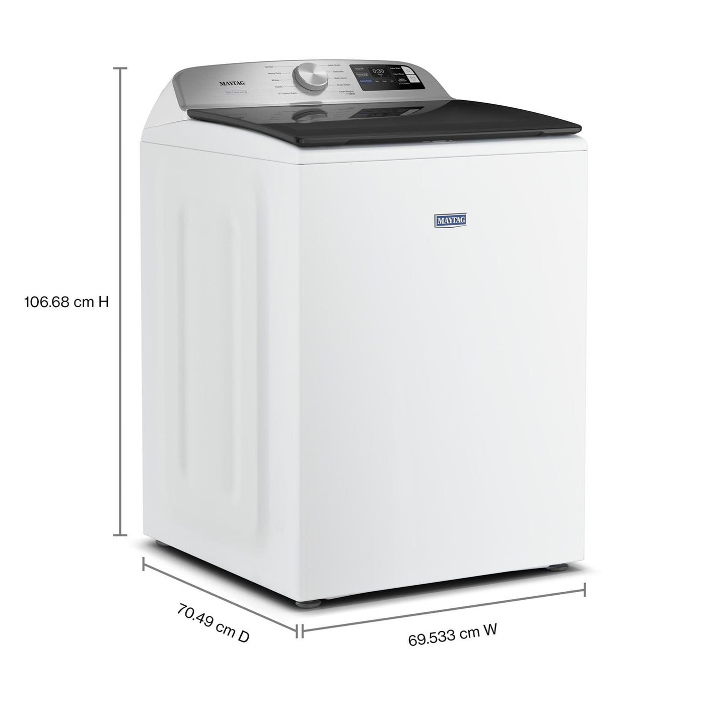 Maytag White Top-Load Washer (6 cu.ft.) - MTW6205RW
