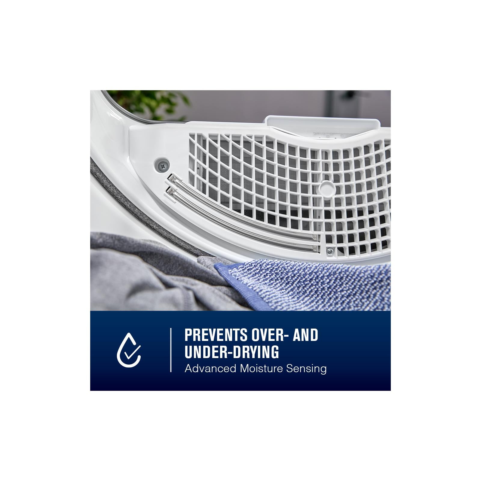 Maytag White Smart Electric Dryer (7.4 Cu. Ft.) with Extra Power Option - YMED6205RW--