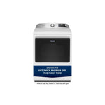 Maytag White Smart Electric Dryer (7.4 Cu. Ft.) with Extra Power Option - YMED6205RW--