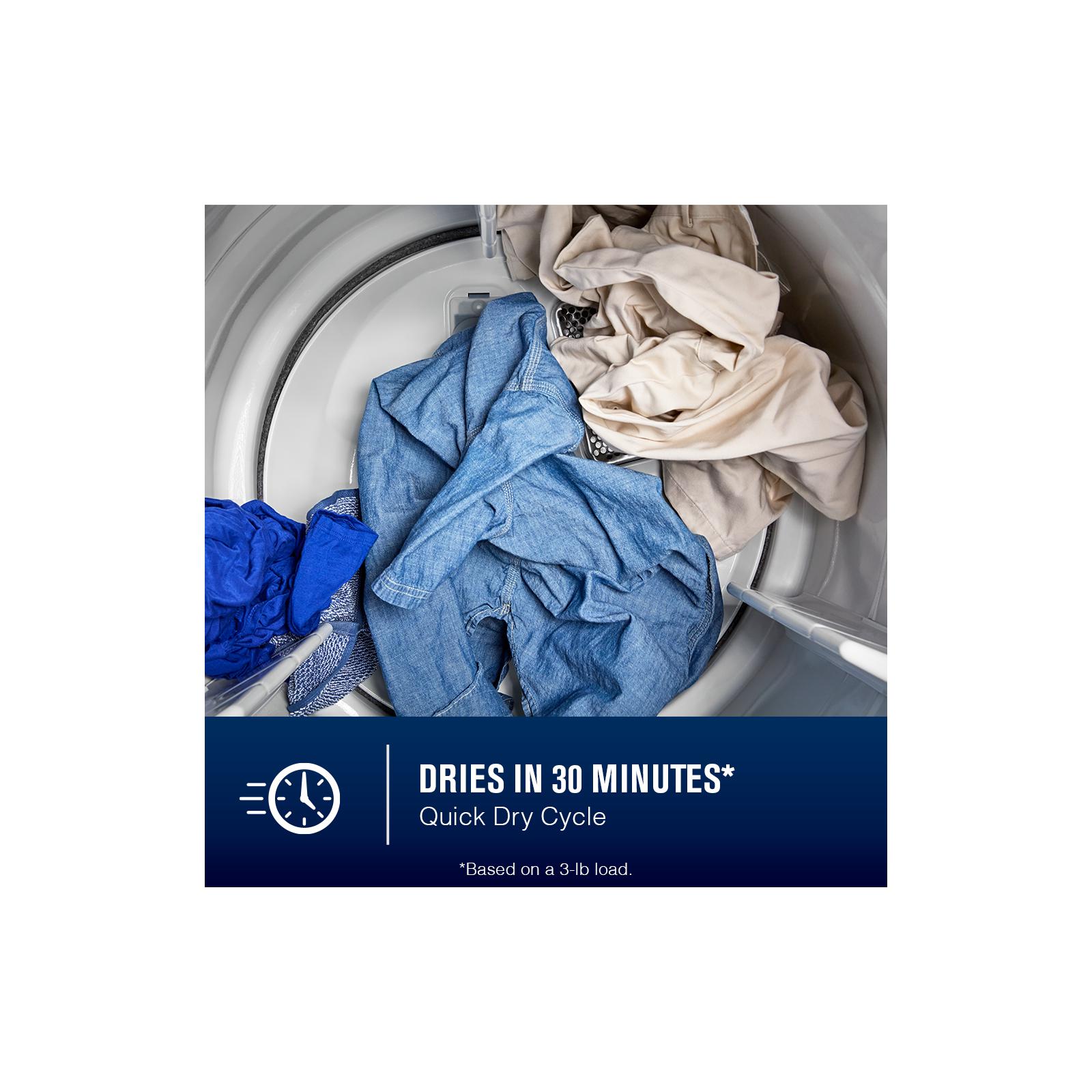 Maytag Radiant Silver Smart Electric Dryer (7.4 Cu. Ft.) with Extra Power - YMED6205RR--