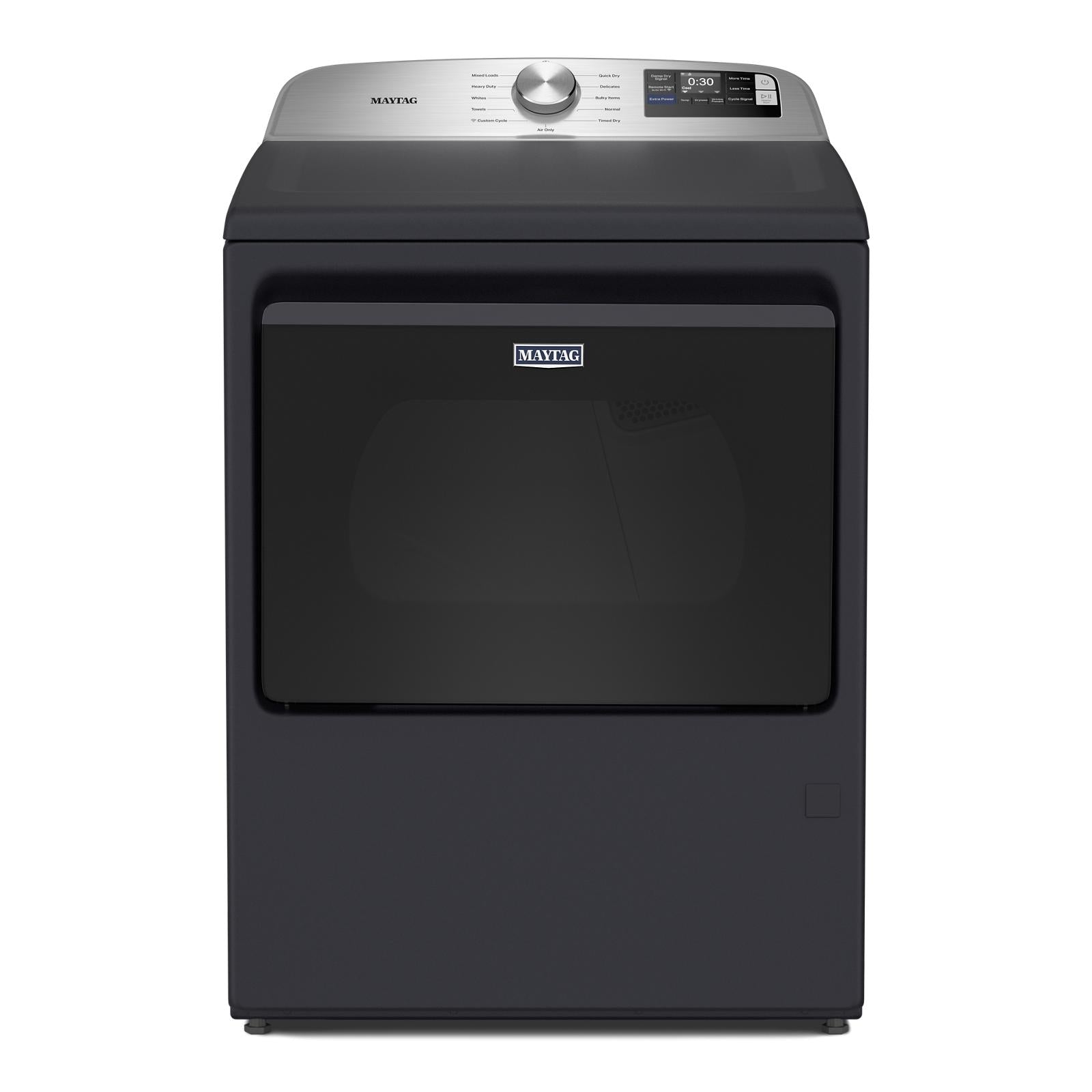 Maytag Midnight Steel Smart Electric Dryer (7.4 Cu. Ft.) with Extra Power - YMED6205RF