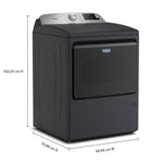 Maytag Midnight Steel Gas Dryer (7.4 cu.ft.) - MGD6205RF