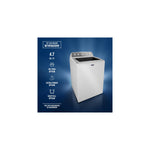 Maytag White Top Load Agitator Washer (5.4 Cu. Ft. IEC) with Extra Power and Pet Pro Option - MTW5605RW--