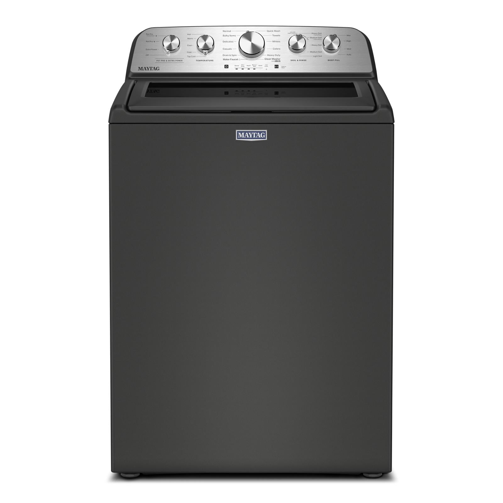 Maytag Volcano Black Top Load Washer (5.5 Cu. Ft. IEC) - MTW5600RU