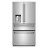 Maytag 36" 29.0 Cu. Ft. Fingerprint-Resistant Stainless Steel French Door Bottom Mount Refrigerator with In-Door-Ice® Dispensing System – MRMF5436TZ