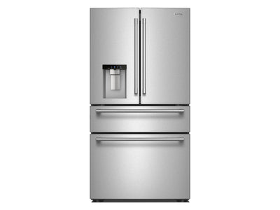 Maytag 36" 29.0 Cu. Ft. Fingerprint-Resistant Stainless Steel French Door Bottom Mount Refrigerator with In-Door-Ice® Dispensing System – MRMF5436TZ