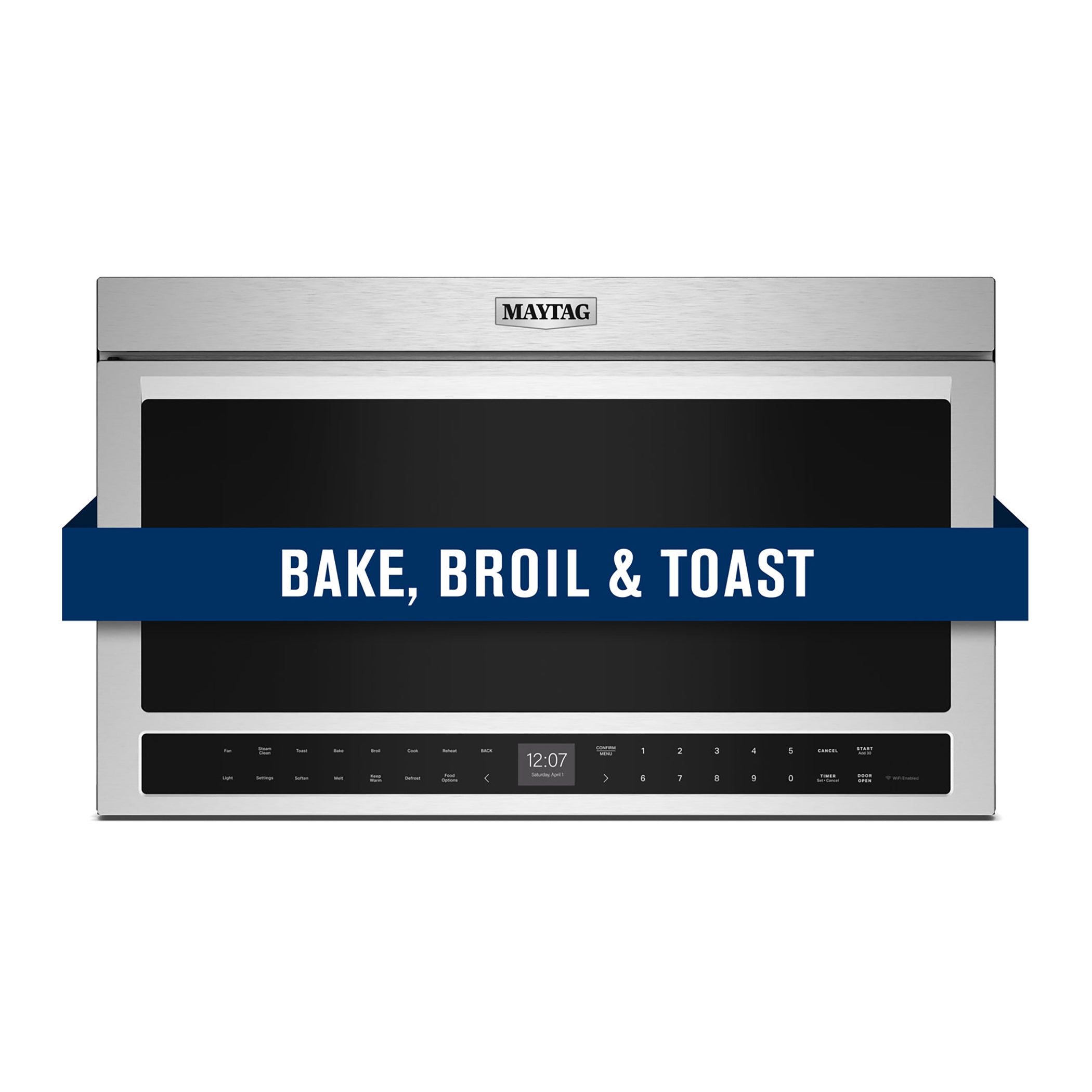 Maytag Fingerprint Resistant Stainless Steel Over-the-Range Microwave (1.1 Cu Ft) - YMMMF8030PZ--