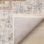 Muse 5'3" x 7'7" Layered Geometric Design Area Rug - Blue, Red, Orange