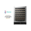 Hisense Stainless Steel Smart 54-Bottle Single Zone Wine Cooler (5.4 cu.ft) - HWS054N6SS